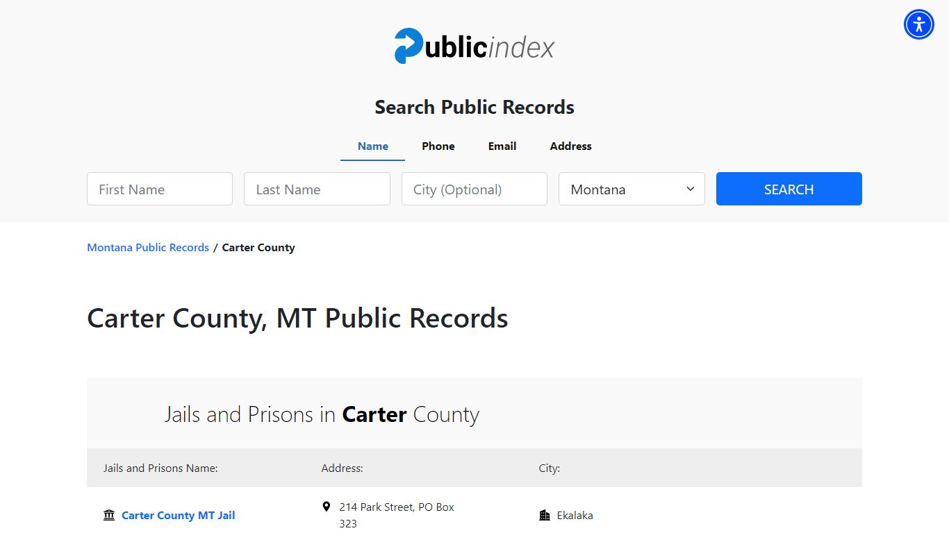 Carter County, MT Public Court, Arrest and Inmate Records - ThePublicIndex